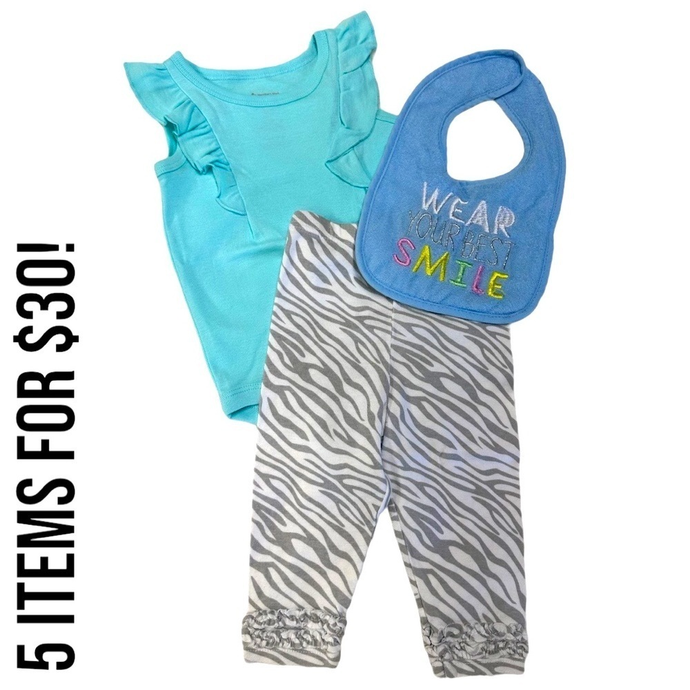 5/$30 3 pc outfit baby girl​